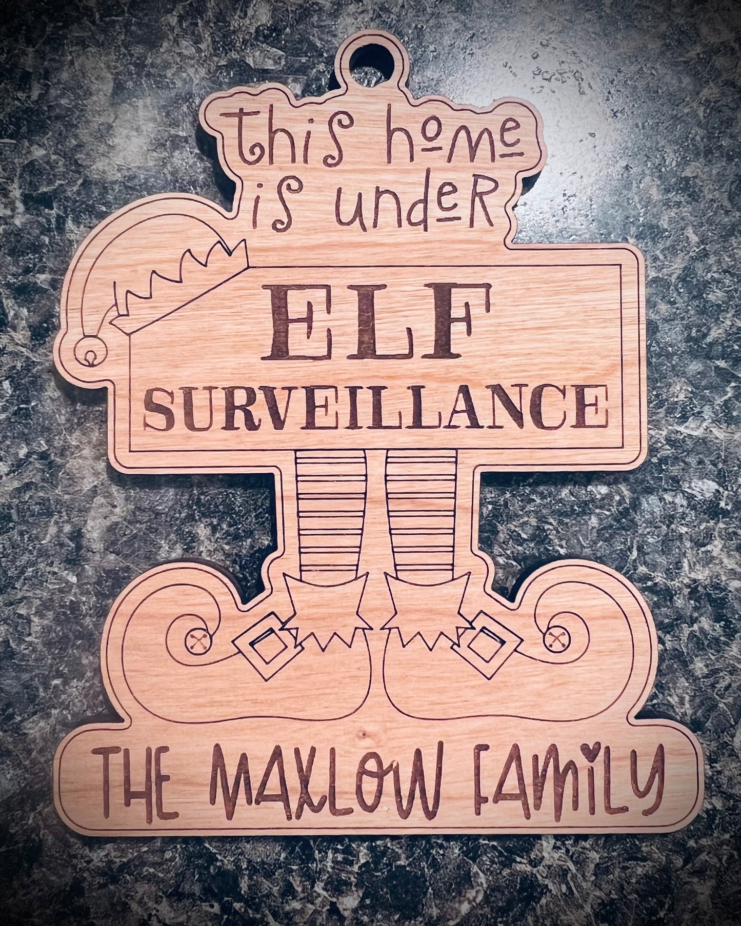 Elf Surveillance Ornament