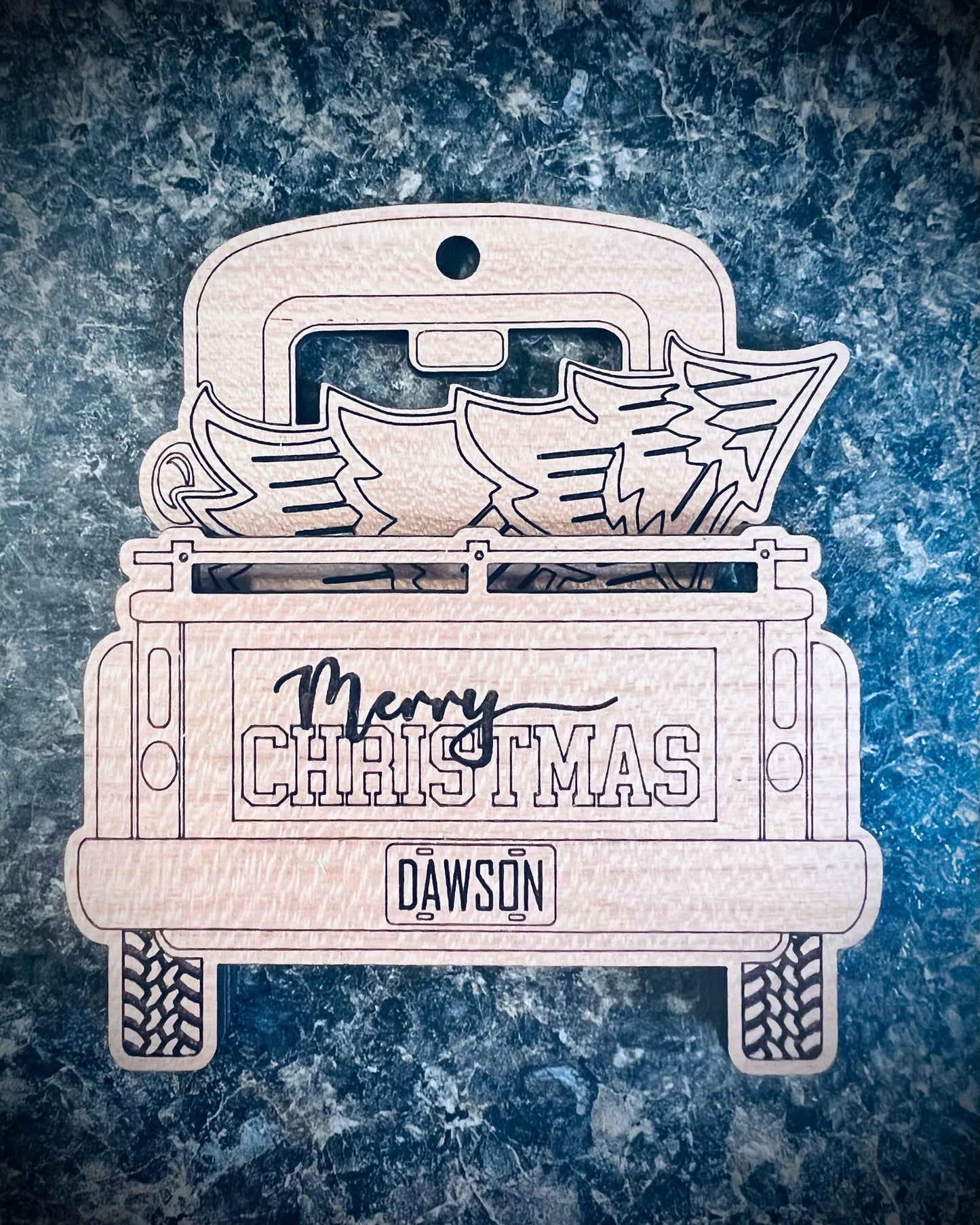 Gift Card Holder - Truck Ornament