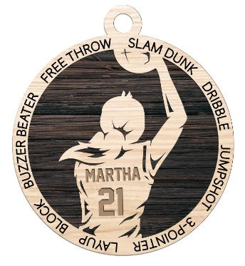 Basketball Ornament