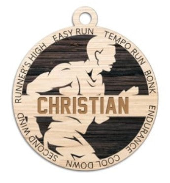 Cross Country Ornament