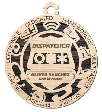 Dispatcher Ornament - Personalized