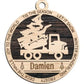 Dump Truck Ornaments - Personalized