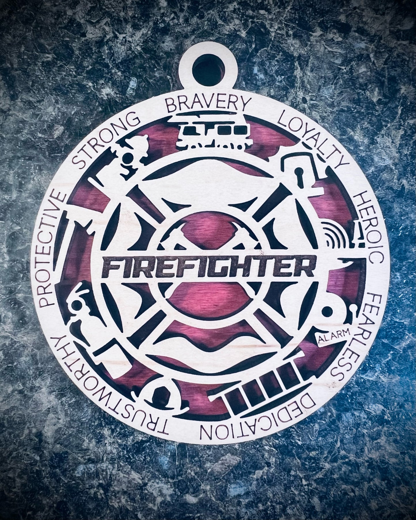 Firefighter Ornament - Generic