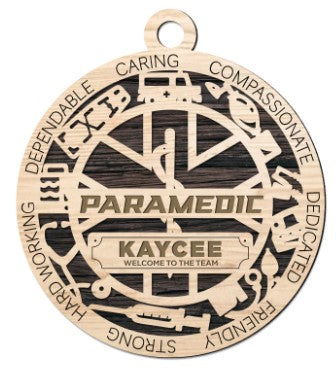 Paramedic Ornament - Personalized