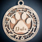 Pawprint with Icons Ornament