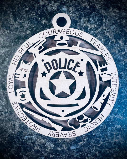 Police Ornament - Generic