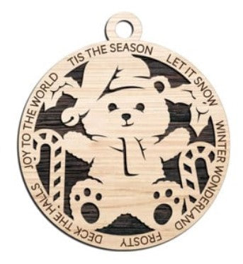 Teddy Bear Ornament - Generic