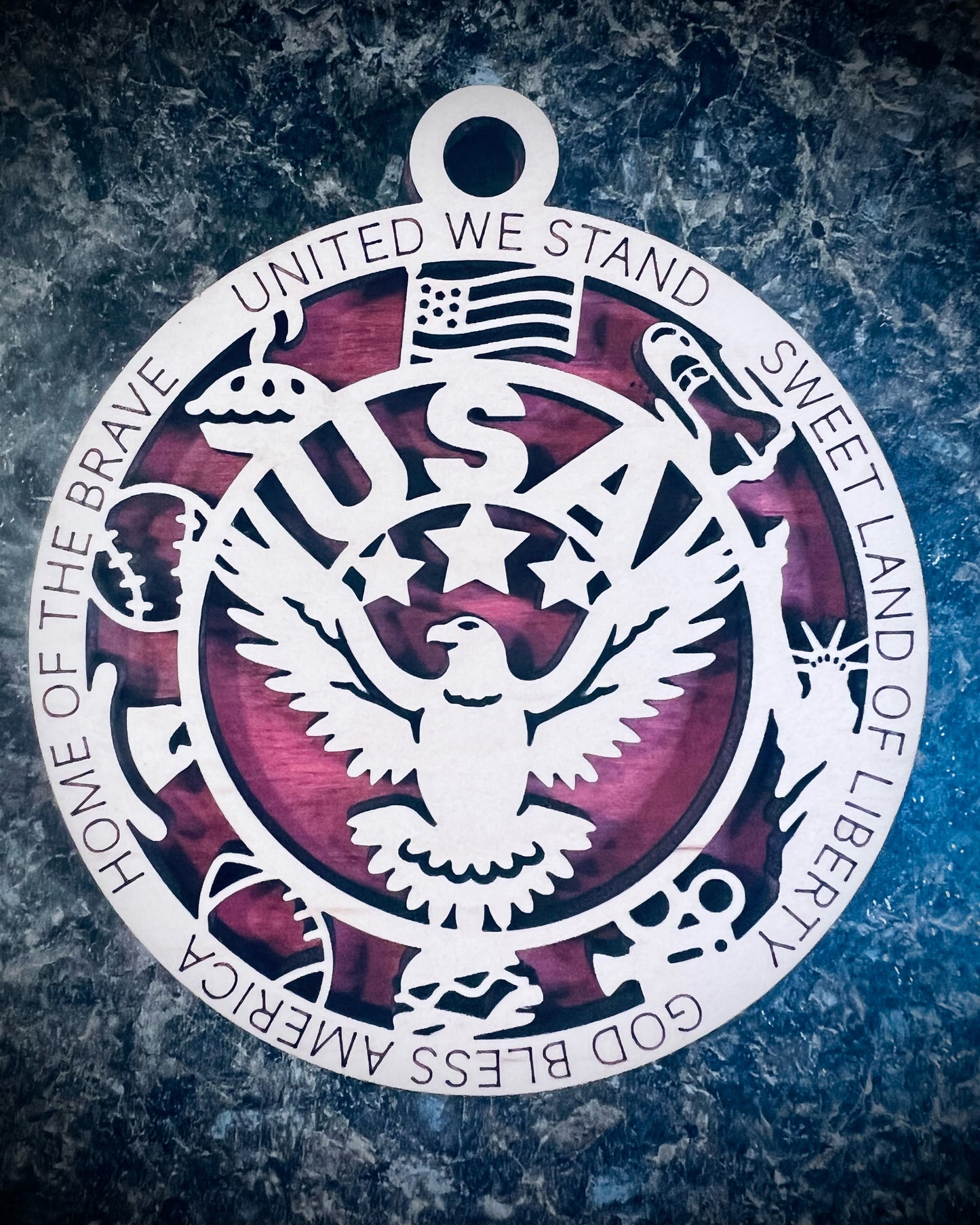 USA Eagle Ornament