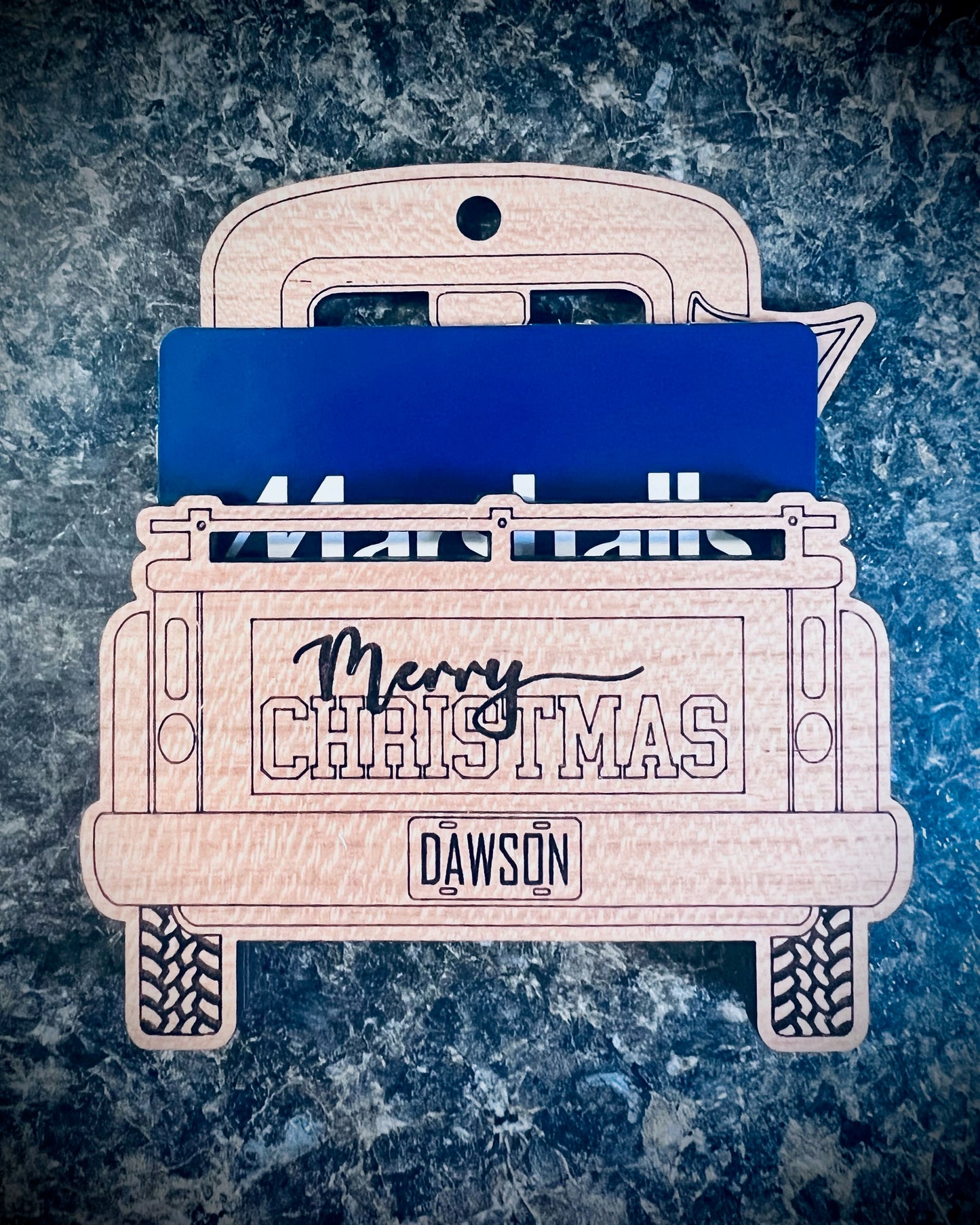 Gift Card Holder - Truck Ornament