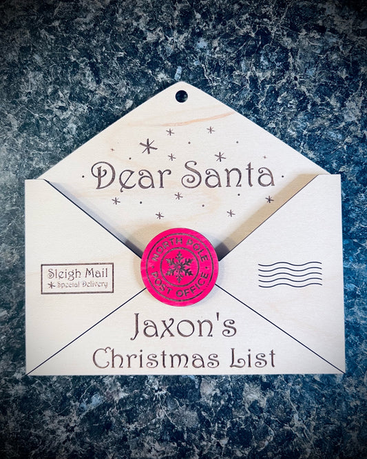 Santa's Envelope Ornament